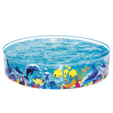 Bestway Inflatable Fill-n-Fun Odyssey Pool for Kids - Easy Setup Above Ground Play Pool
