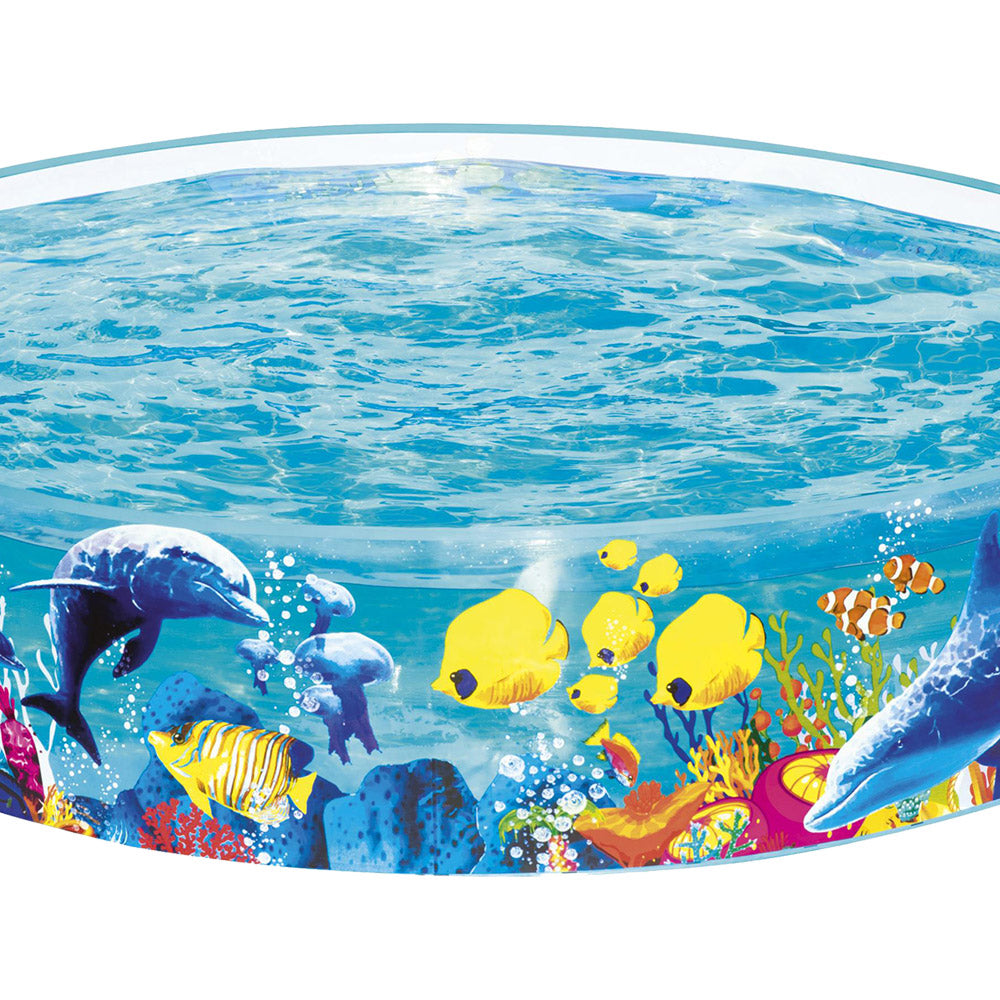 Bestway Inflatable Fill-n-Fun Odyssey Pool for Kids - Easy Setup Above Ground Play Pool