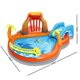 Bestway Kids Pool 265x265x104cm Inflatable Above Ground Swimming Play Pools 208L - Front View