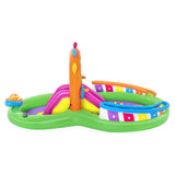 Bestway Sing ‘n Splash Inflatable Play Pool with Musical Instruments for Kids - Top-Down View