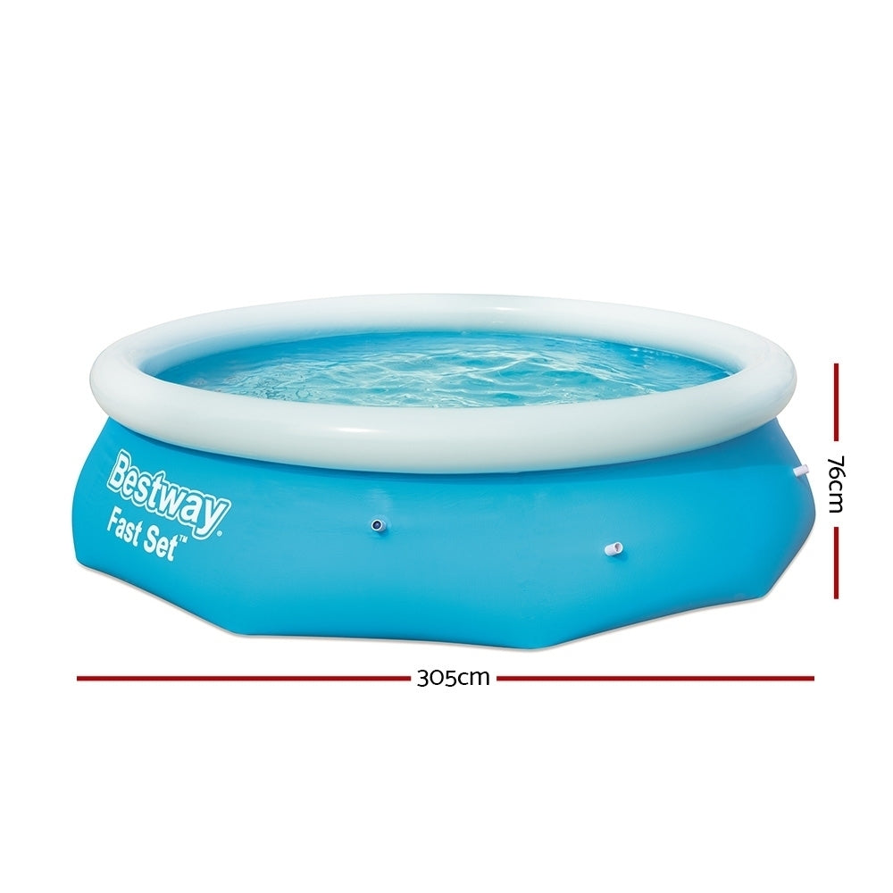 Bestway 10ft x 30in Fast Set Family Pool - Summer Fun for Your Backyard