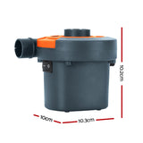 Bestway High-Speed Electric Air Pump with 3 Nozzle Adapters for Quick Inflation and Deflation - Front View