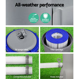Bestway 530GPH Flowclear™ Filter Pump with 6X Replacement Cartridges for Above-Ground Pools - Close-Up Angle