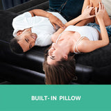 Bestway Queen-Size Inflatable Air Bed with Built-in Pump - Black - Rear View