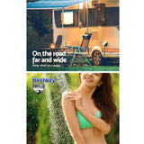 Bestway 20L Portable Solar Shower Bag - Ideal for Camping and Outdoor Use - Rear View
