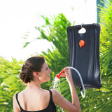 Bestway 20L Portable Solar Shower Bag - Ideal for Camping and Outdoor Use - Close-Up Angle