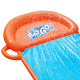Bestway H2OGO! Single Inflatable Water Slide for Kids - 4.88m Splash Fun - Side View