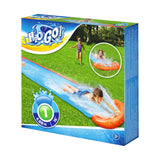 Bestway H2OGO! Single Inflatable Water Slide for Kids - 4.88m Splash Fun - 45-Degree Angle