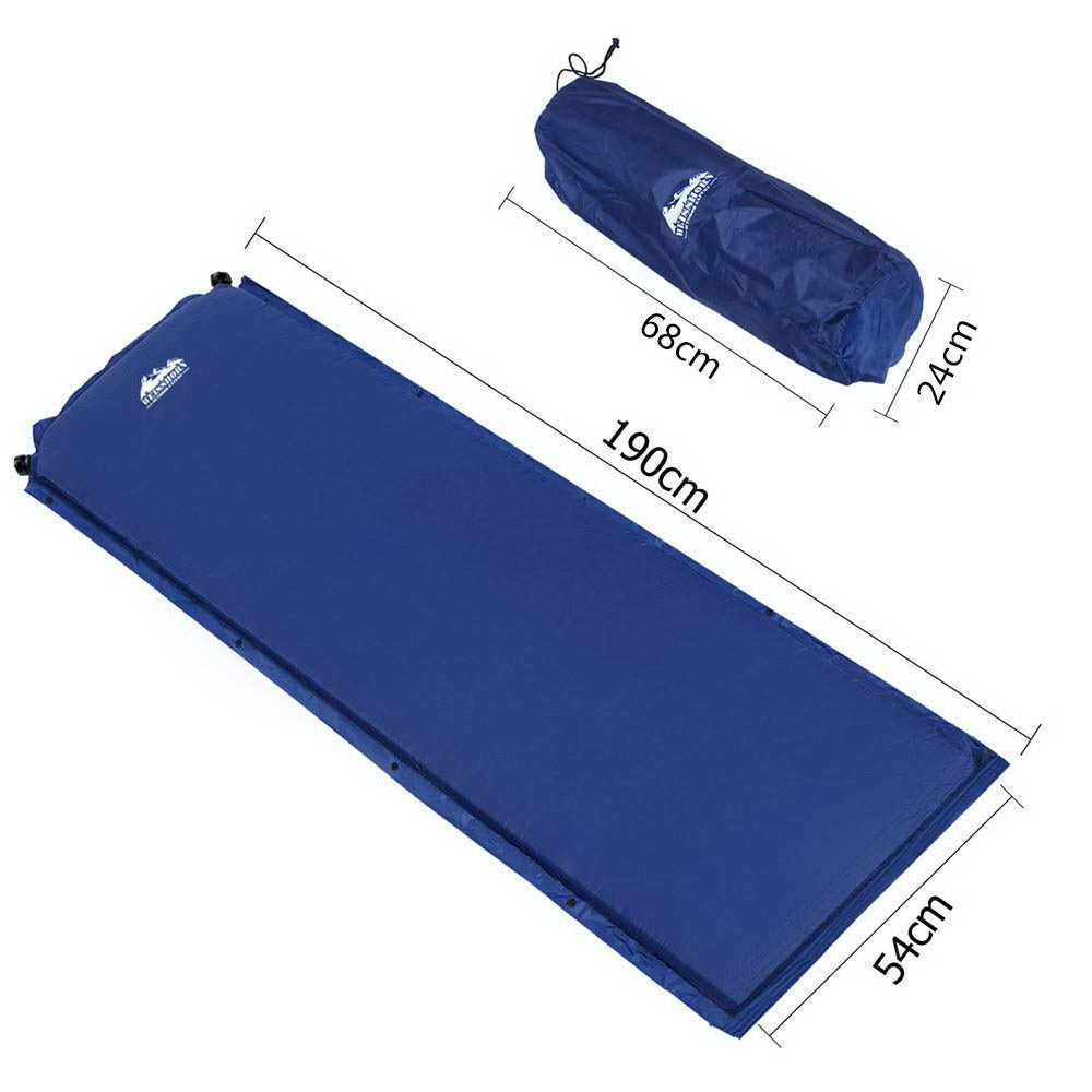 Weisshorn Blue Self-Inflating Camping Mattress