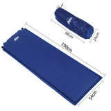Weisshorn Blue Self-Inflating Camping Mattress - Side View