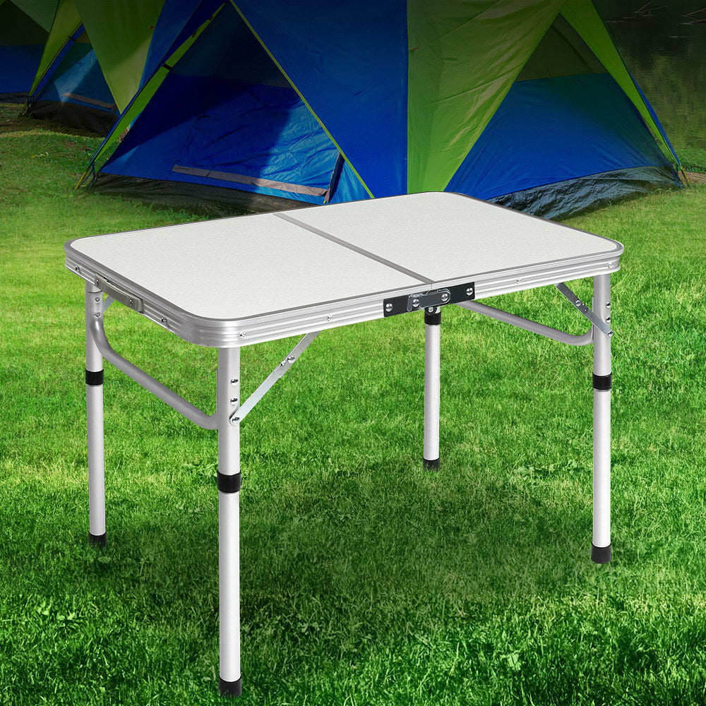 Compact Adjustable Folding Camping Table by Weisshorn