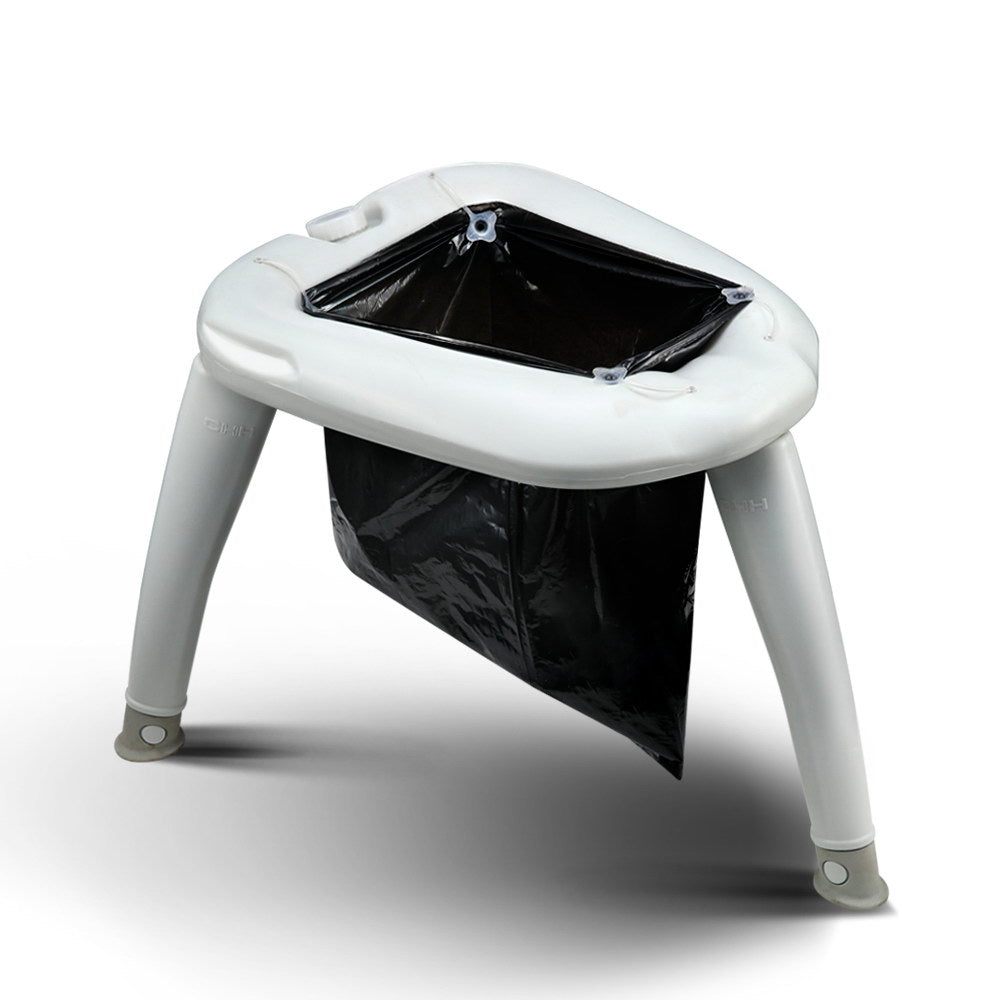 Compact Folding Outdoor Toilet for Camping Adventures