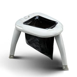 Compact Folding Outdoor Toilet for Camping Adventures - Front View