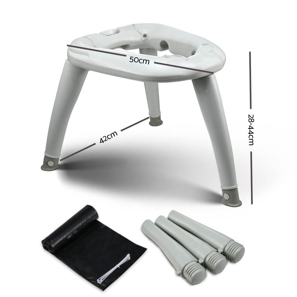 Compact Folding Outdoor Toilet for Camping Adventures