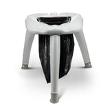 Compact Folding Outdoor Toilet for Camping Adventures - Top-Down View