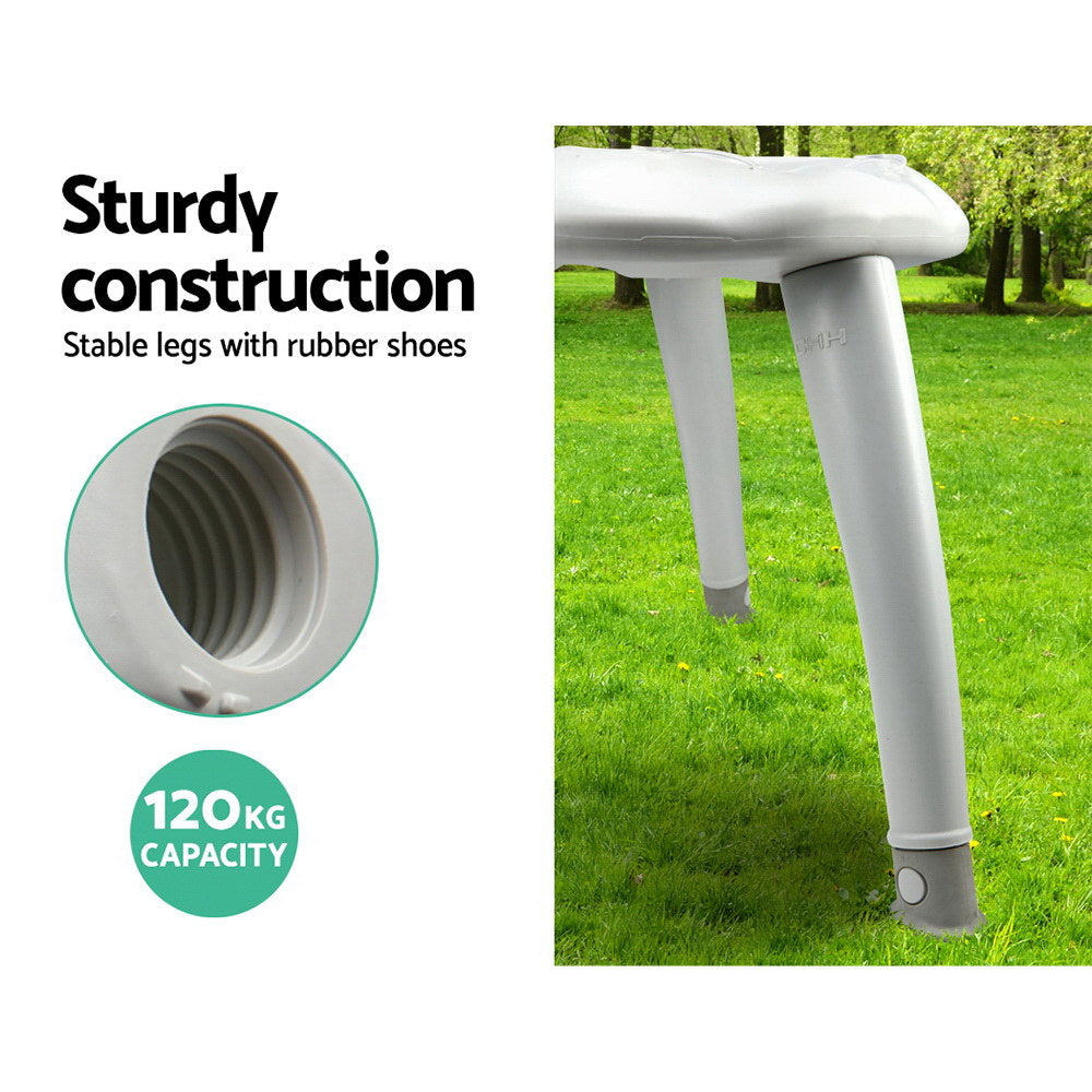 Compact Folding Outdoor Toilet for Camping Adventures