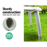 Compact Folding Outdoor Toilet for Camping Adventures - Rear View