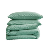 Luxurious Green Washed Cotton Double Quilt Set by Cosy Club