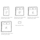 Elegant White Queen Size Hypoallergenic Cotton Quilt Set for Ultimate Comfort - Front View