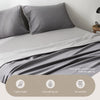 Cosy Club Washed Cotton Sheet Set Grey Double