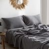 Cosy Club Sheet Set Bed Sheets Set Single Flat Cover Pillow Case Grey Inspired