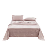 Cozy Club Allergy-Friendly Cotton Bedding Sheet Set - Single Purple Comfort Essentials