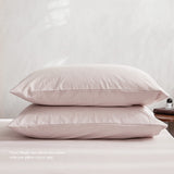 Cozy Club Allergy-Friendly Cotton Bedding Sheet Set - Single Purple Comfort Essentials - Side View