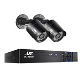 UL-Tech 1080P HD 4-Channel Surveillance Camera System - Front View