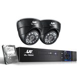 UL-Tech 1080P HD 4-Channel CCTV Security System with 2TB Hard Drive and Dual Camera Set - Front View