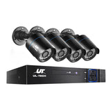 UL-Tech 1080P HD 4-Channel Motion Detection CCTV Security System - Front View