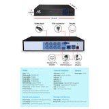 8-Channel 1080P HD UL-Tech Wi-Fi CCTV Security Camera System - 45-Degree Angle
