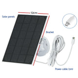 UL-Tech 1080P Rechargeable Outdoor Solar Security Camera with Wireless Connectivity - Front View