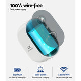 UL-Tech 1080P Rechargeable Outdoor Solar Security Camera with Wireless Connectivity - Rear View