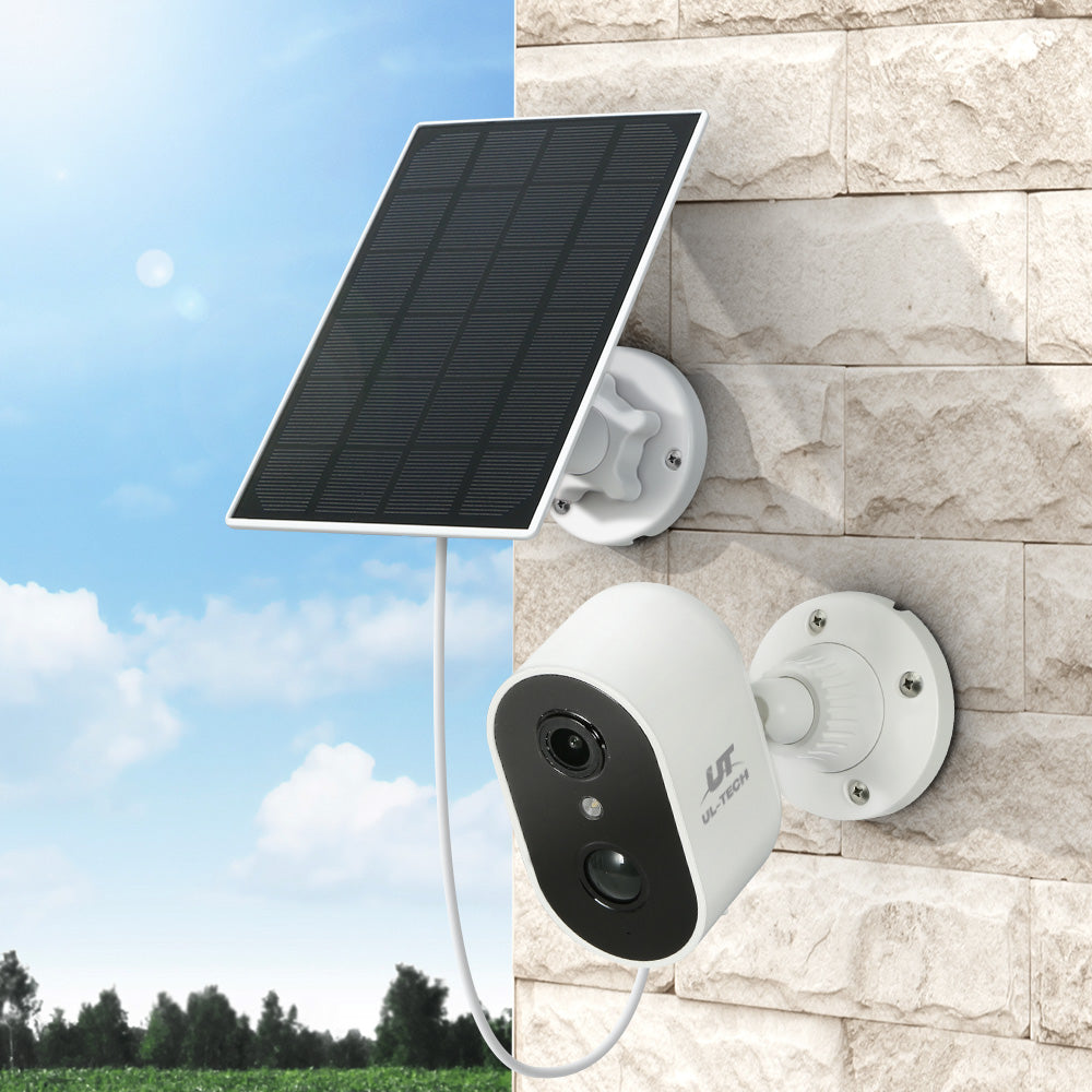 UL-Tech 1080P Rechargeable Outdoor Solar Security Camera with Wireless Connectivity