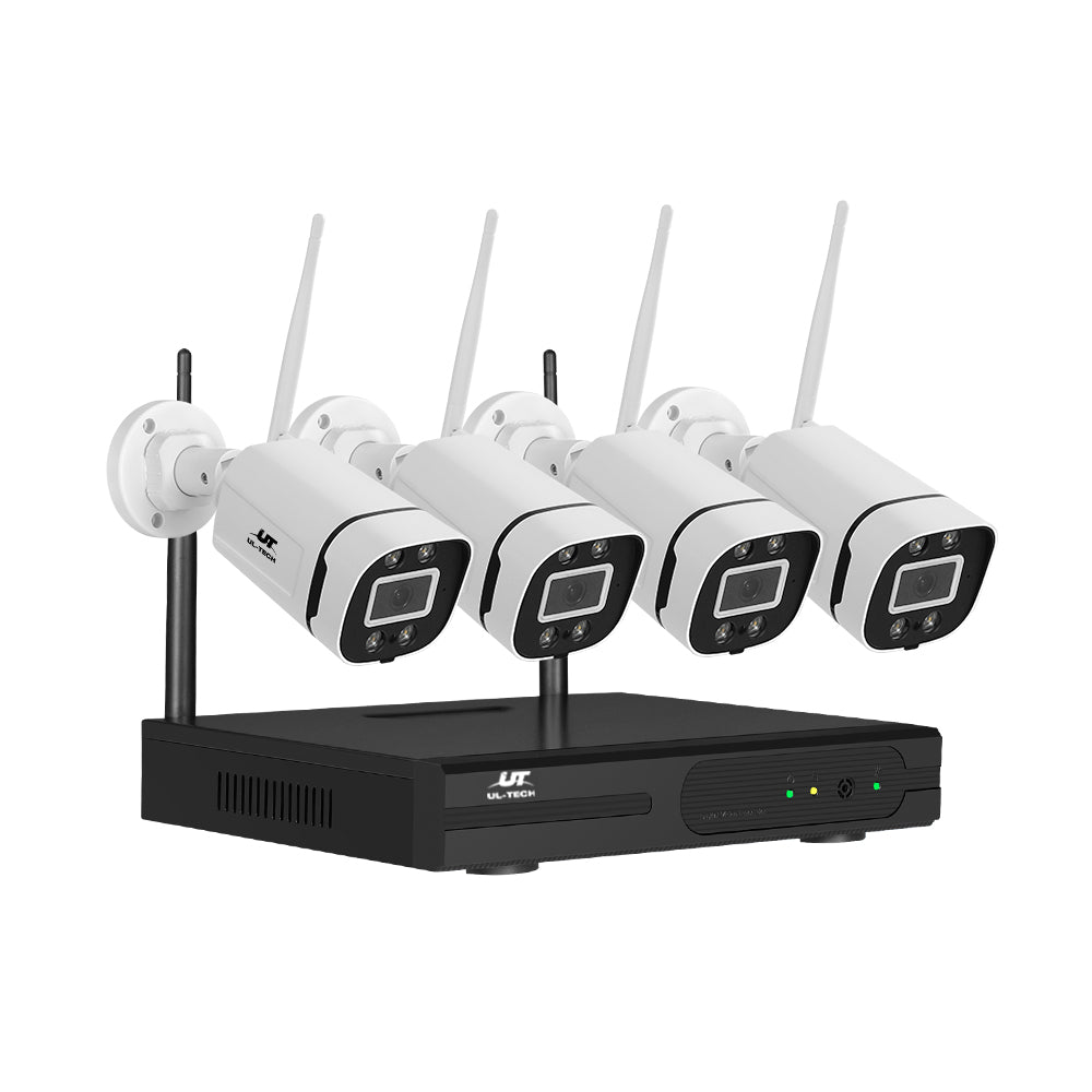UL-Tech 3MP Wireless Home Security Camera System with 8-Channel WiFi NVR and Enhanced Night Vision