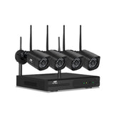 UL-TECH 3MP 8-Channel Wireless Security Camera System with 4 HD Cameras - Front View