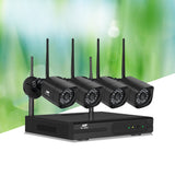 UL-TECH 3MP 8-Channel Wireless Security Camera System with 4 HD Cameras