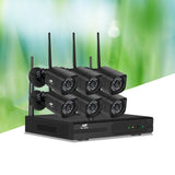 UL-TECH 1080P Wireless Security Camera System with 6 HD Cameras and 8-Channel NVR - Close-Up Angle