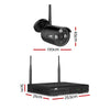 UL-tech CCTV Wireless Security Camera System 8CH Home Outdoor WIFI 8 Bullet Cameras Kit 1TB