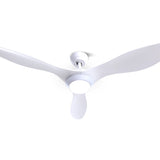 Remote-Controlled 52'' DC Motor Ceiling Fan with LED Light and 5 Speed Settings - Front View