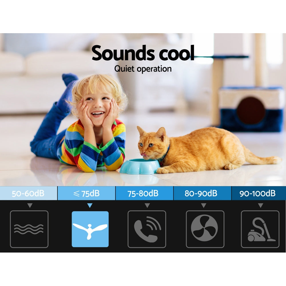 Remote-Controlled 52'' Wooden Ceiling Fan with 3 Blades and 8-Hour Timer