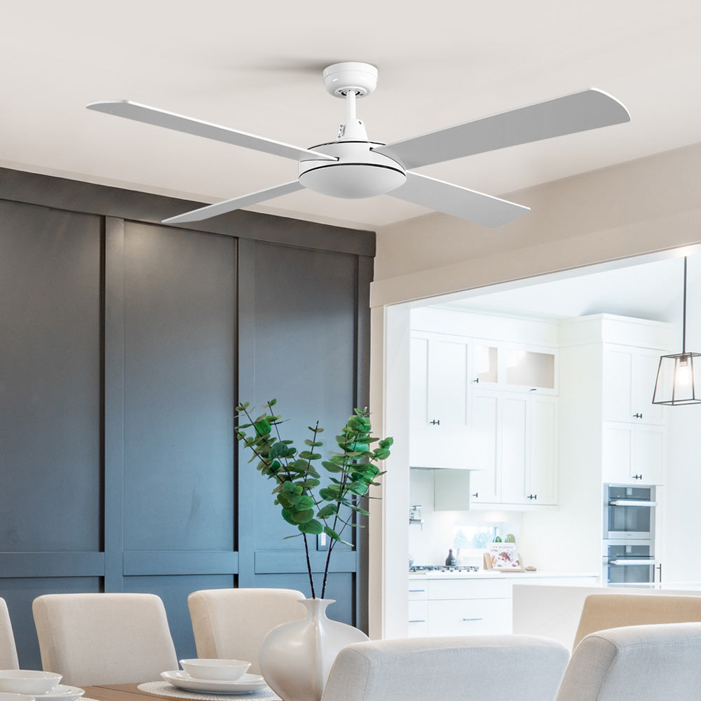 Devanti 52'' Remote-Controlled Ceiling Fan - White