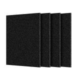 Comfee Replacement Activated Charcoal Filters for Ductless Range Hood - 4 Pack - Front View