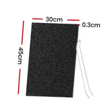 Comfee Replacement Activated Charcoal Filters for Ductless Range Hood - 4 Pack - Side View