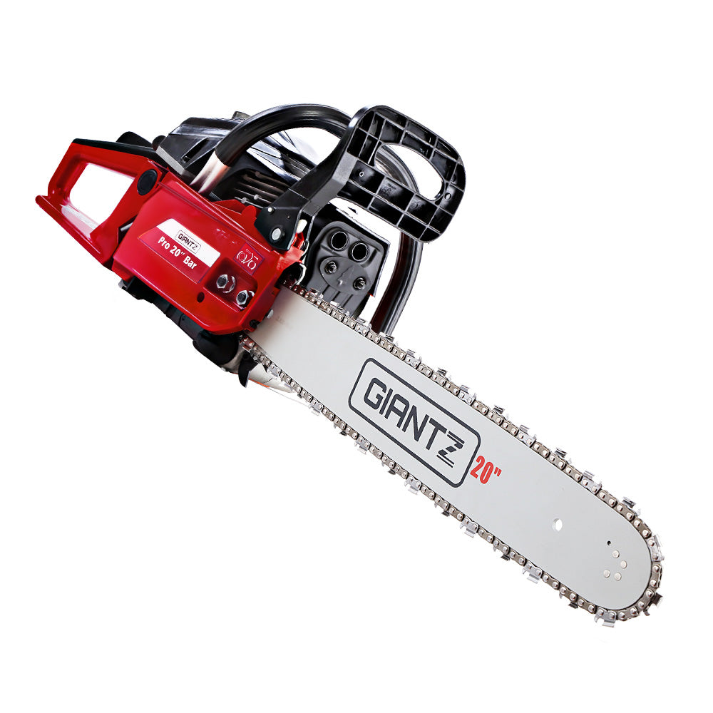 Giantz 52cc Heavy-Duty E-Start Chainsaw with 20" Bar for Commercial Tree Pruning
