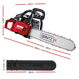 Giantz 52cc Heavy-Duty E-Start Chainsaw with 20