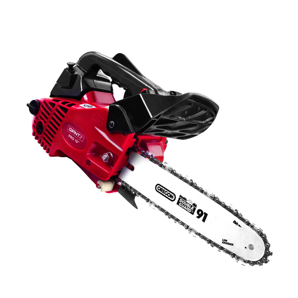 25cc Oregon Petrol Chainsaw with 10" Bar - GIANTZ Top Handle Cordless Design