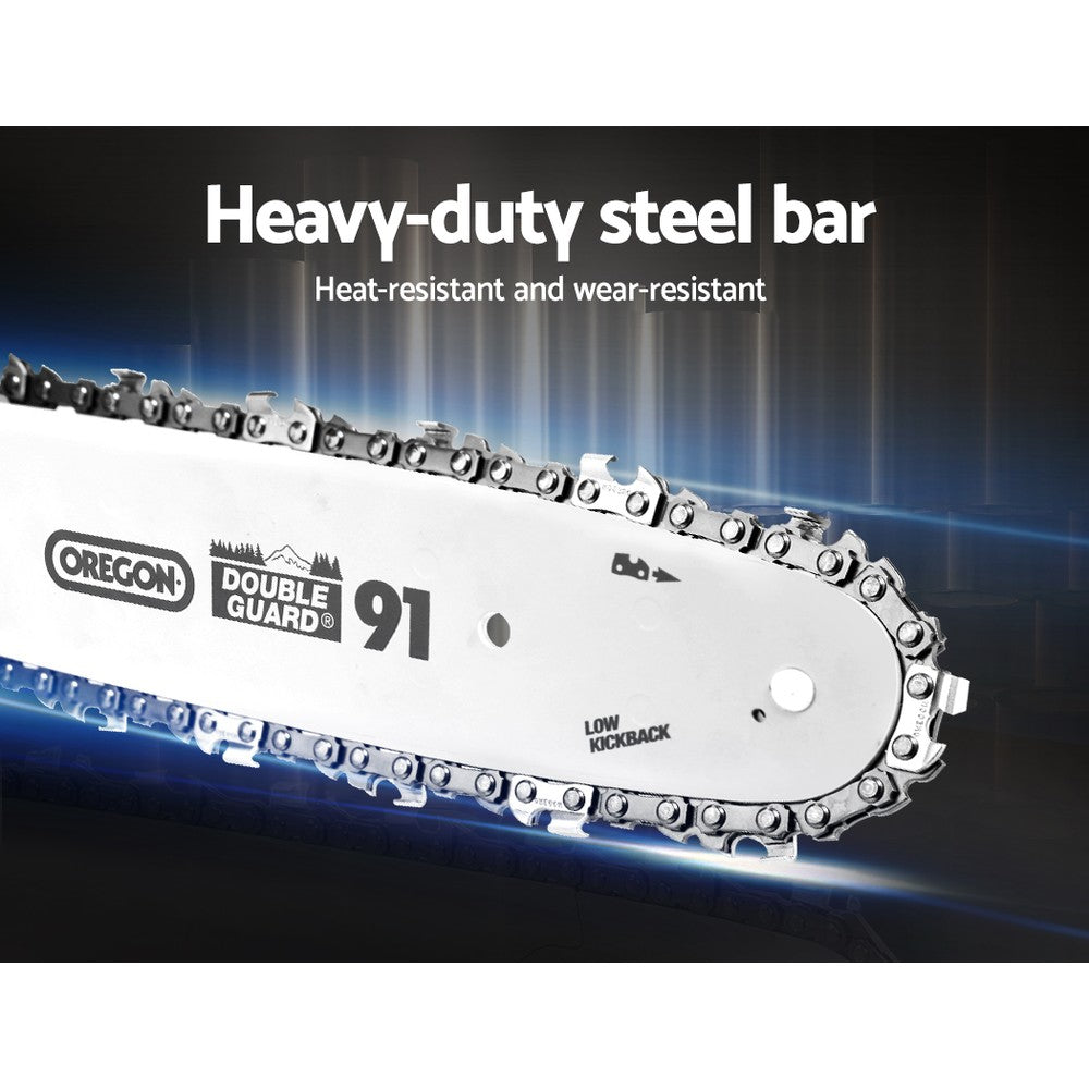 25cc Oregon Petrol Chainsaw with 10" Bar - GIANTZ Top Handle Cordless Design