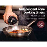 30cm Electric Induction Cooktop with Touch Control and Safety Features - Close-Up Angle