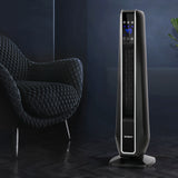 Devanti 2400W Portable Oscillating Ceramic Tower Heater with Remote Control - Black